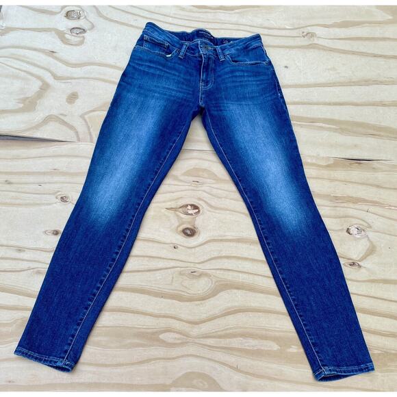 LUCKY BRAND Lolita‎ Skinny Low Rise Dark Wash Blue Jeans Regular Women SZ. 6/28 - Picture 1 of 8